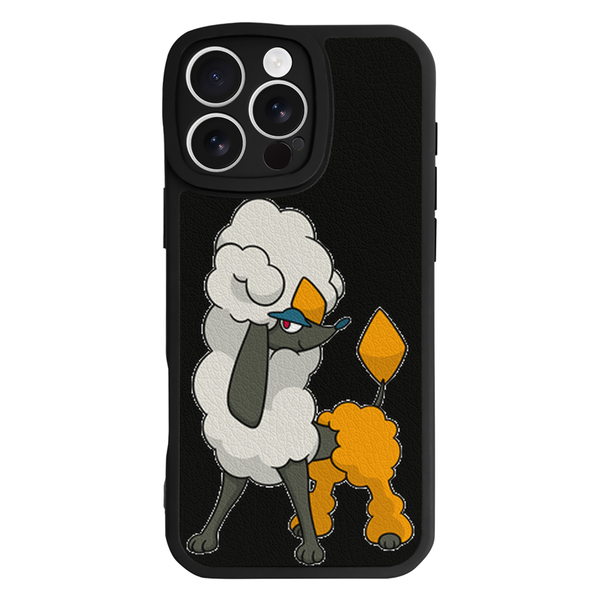 （画像用） ポケットモンスター Pokémon 【iPhone 16シリーズ対応】シリコンスマホケース（レザー調） 材質：シリコン